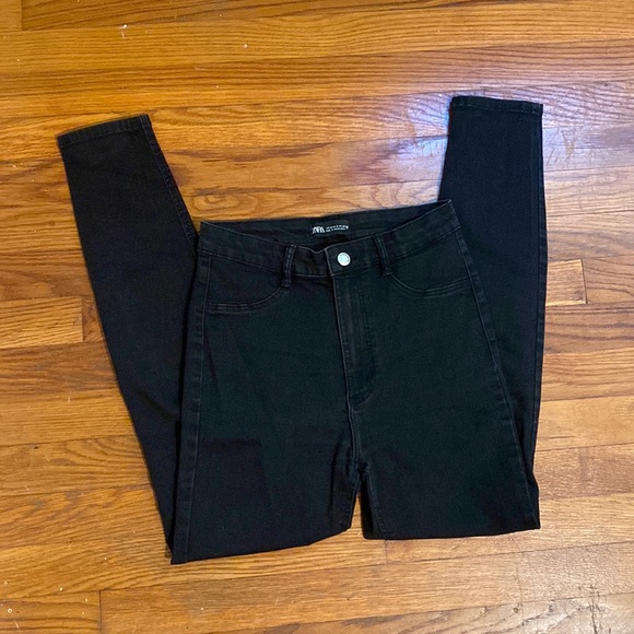 Zara High Rise Cigarette Pants - Picture 2 of 3
